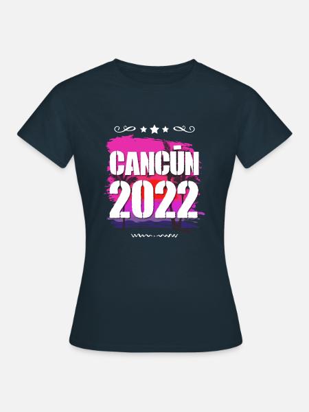 Cancun 2022 - Frauen T-Shirt - Navy
