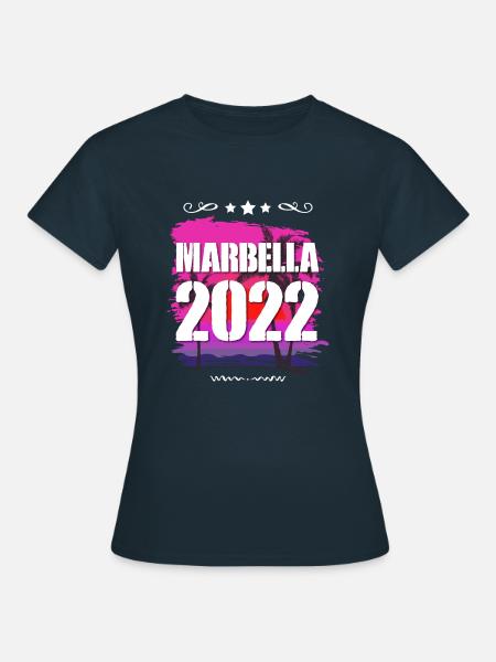 Marbella 2022 - Frauen T-Shirt - Navy