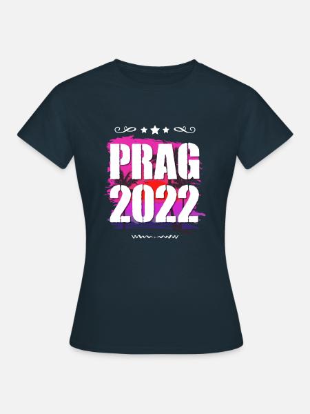 Prag 2022 - Frauen T-Shirt - Navy