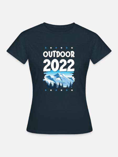 Outdoor 2022 - Frauen T-Shirt - Navy