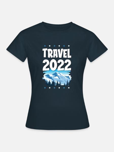 Travel 2022 - Frauen T-Shirt - Navy