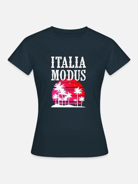 Italia Modus - Frauen T-Shirt - Navy