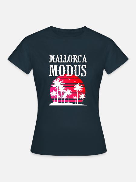 Mallorca Modus - Frauen T-Shirt - Navy