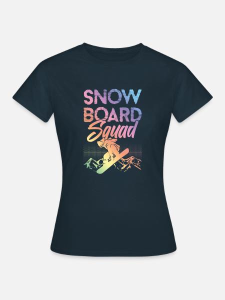 Snowboard Squad - Frauen T-Shirt - Navy