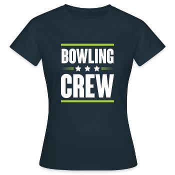 Équipe de bowling - T-shirt Femme - marine - Devant - AI Model Female 172 dark (172cm)