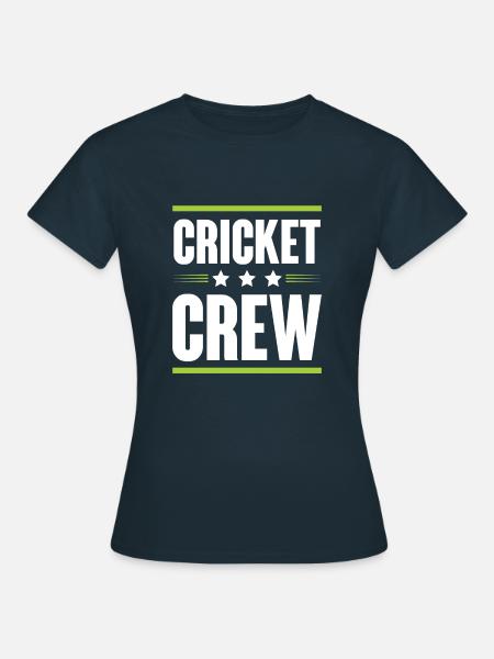 Cricket Crew - Frauen T-Shirt - Navy