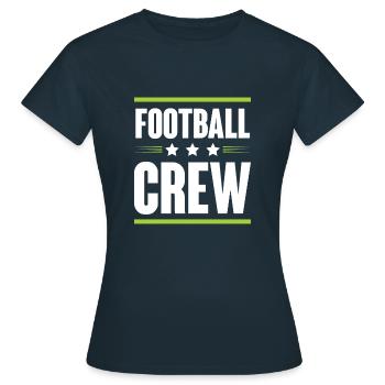Équipe de football - T-shirt Femme - marine - Devant - AI Model Female 172 dark (172cm)