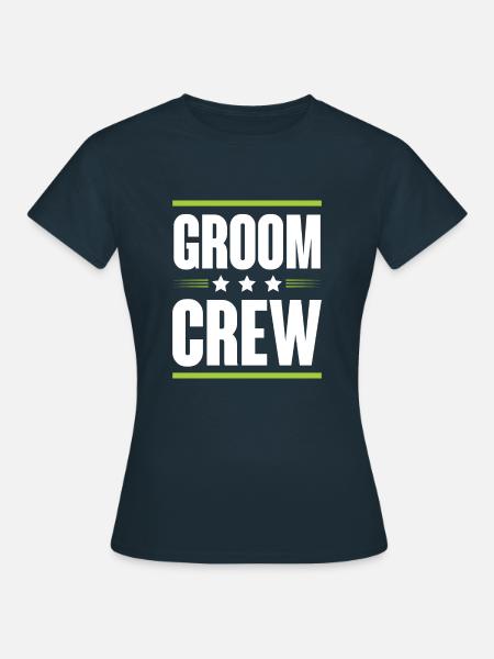 Groom Crew - Frauen T-Shirt - Navy