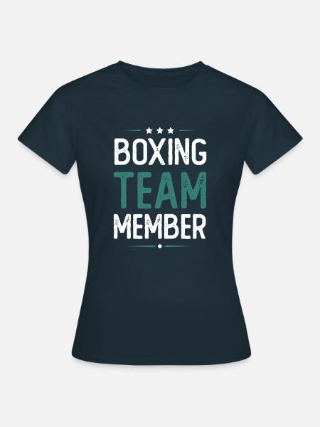 Boxing Team - Frauen T-Shirt - Navy