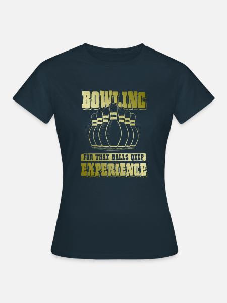 Bowling Experimen - Frauen T-Shirt - Navy