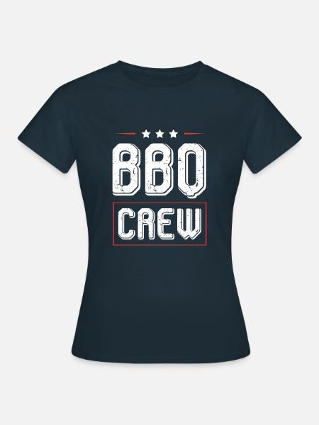 Bbq Crew - Frauen T-Shirt - Navy