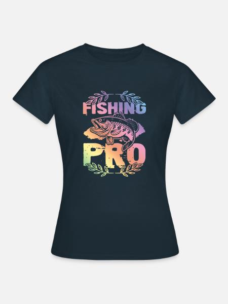 Fishing Pro - Frauen T-Shirt - Navy