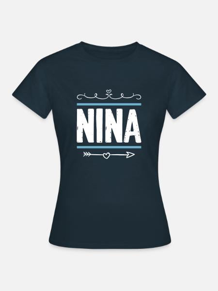 Nina - Frauen T-Shirt - Navy