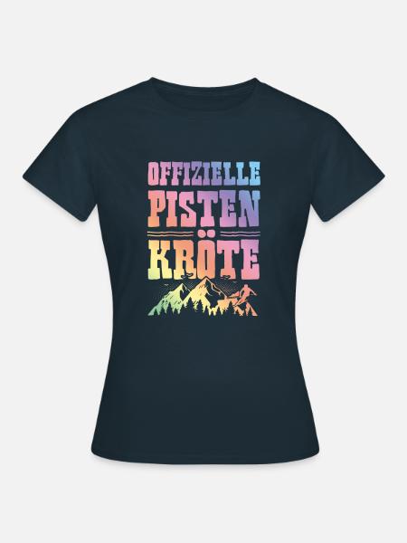 Ofizielle Pisten Kröte - Frauen T-Shirt - Navy