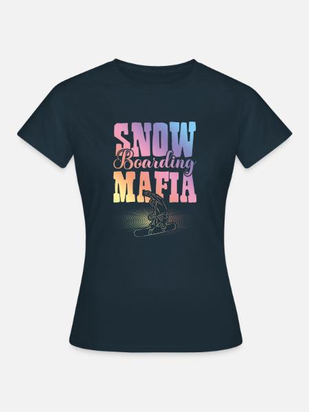Snowboarding Mafia - Frauen T-Shirt - Navy