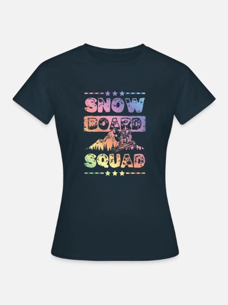 Snowboard Squad - Frauen T-Shirt - Navy