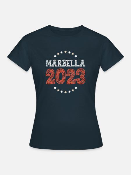 Marbella 2023 - Frauen T-Shirt - Navy