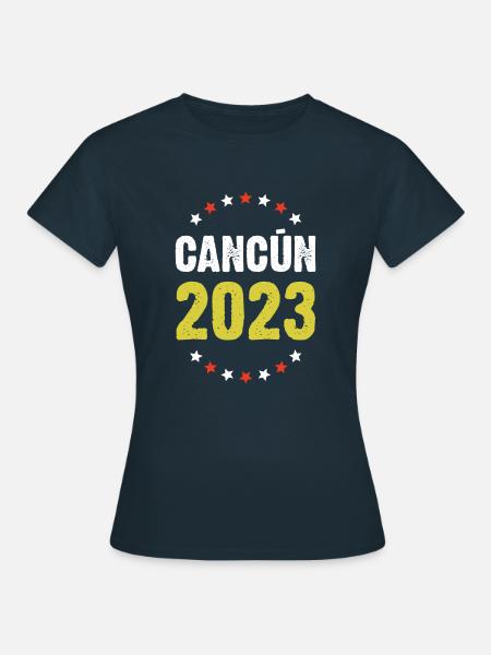 Cancun 2023 - Frauen T-Shirt - Navy