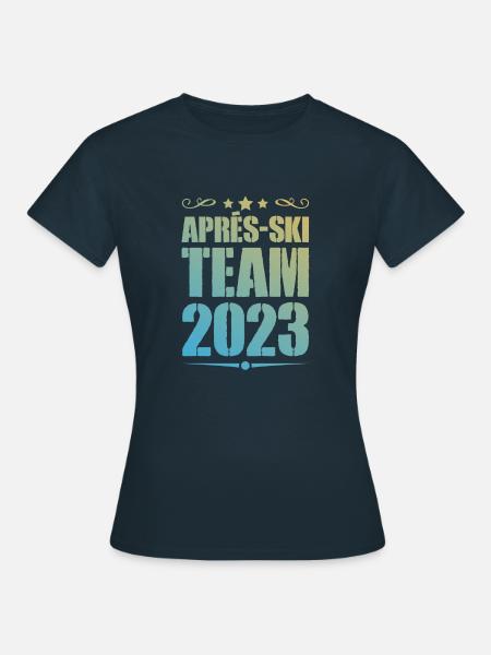 Apres Ski 2023 - Frauen T-Shirt - Navy