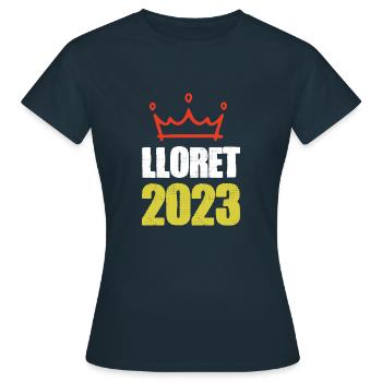 Lloret De Mar 2023 - T-shirt Femme - marine - Devant - AI Model Female 172 dark (172cm)
