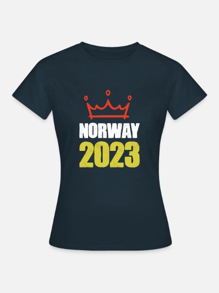 Norway 2023 - Frauen T-Shirt - Navy