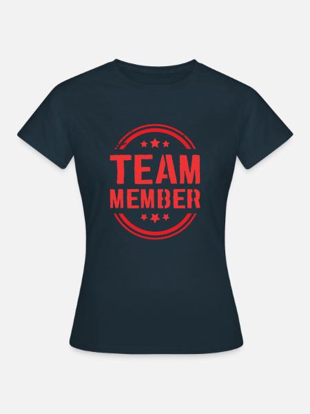 Team Mitglied - Frauen T-Shirt - Navy
