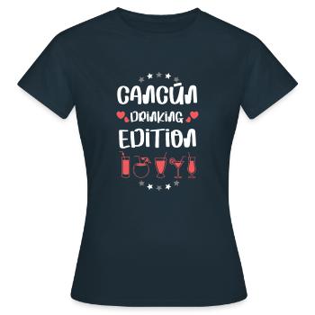 Équipe de consommation de Cancun - T-shirt Femme - marine - Devant - AI Model Female 172 dark (172cm)