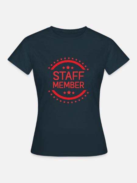 Staff Mitglied - Frauen T-Shirt - Navy