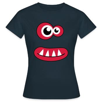 Monster - Women's T-Shirt - navy - Front - AI Model Female 172 dark (172cm)