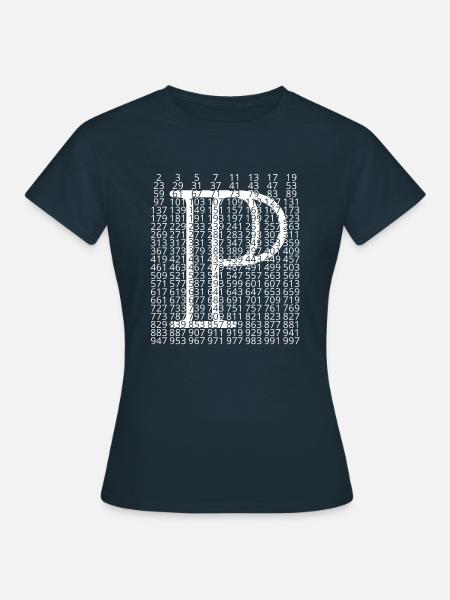 Primzahlen - Frauen T-Shirt - Navy