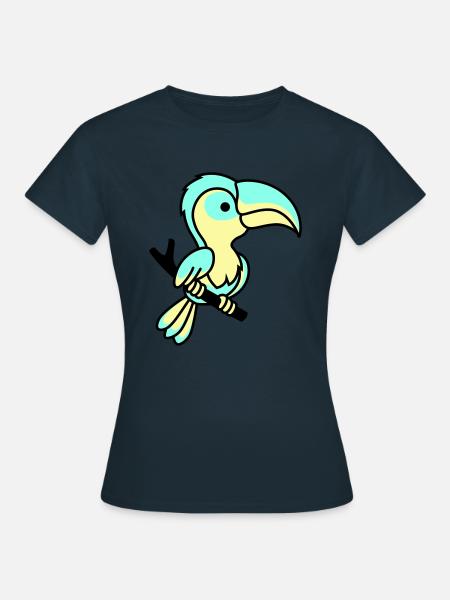 papagei - Frauen T-Shirt - Navy