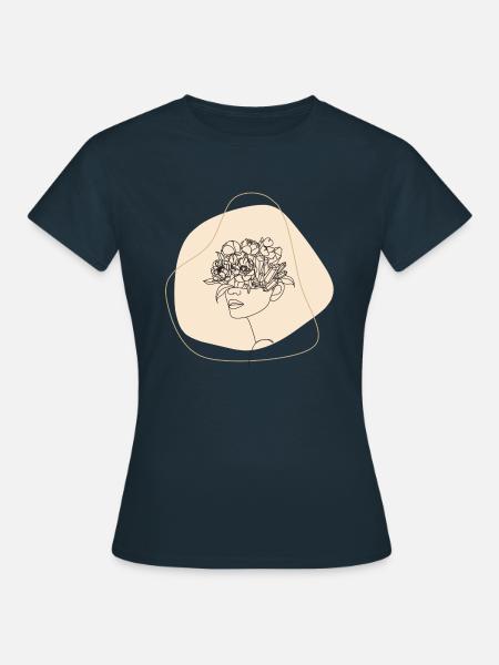 Frauen blühen - Frauen T-Shirt - Navy