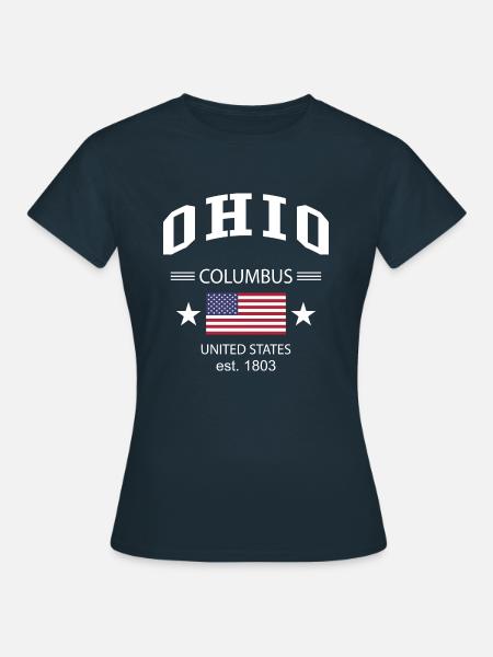 Ohio - Frauen T-Shirt - Navy