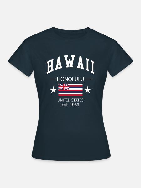 Hawaii - Frauen T-Shirt - Navy