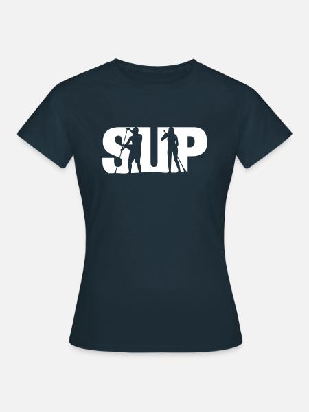 SUP - Stand Up Paddle - Frauen T-Shirt - Navy