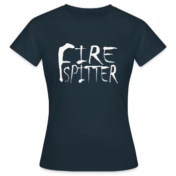 Cracheur de feu - T-shirt Femme - marine - Devant - AI Model Female 172 dark (172cm)