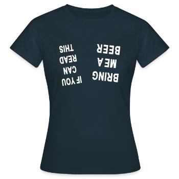 Apporte-moi de la baie - T-shirt Femme - marine - Devant - AI Model Female 172 dark (172cm)