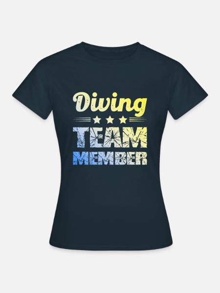 Diving Team - Frauen T-Shirt - Navy