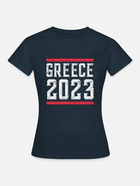 Greece 2023 - Frauen T-Shirt - Navy