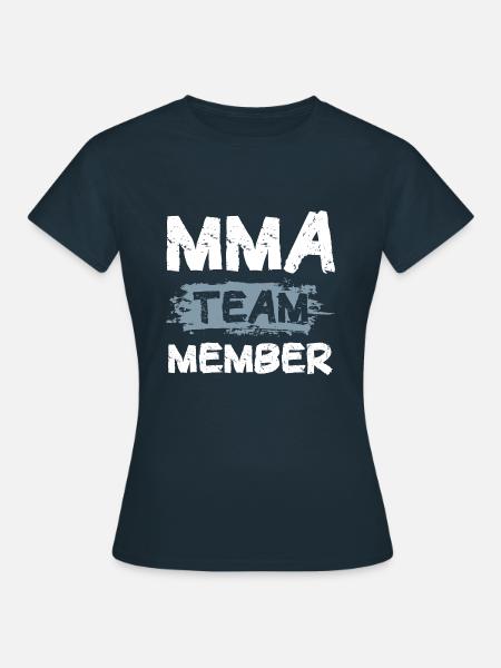 Mma Team - Frauen T-Shirt - Navy