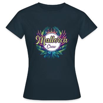 Majorque Crew Holidays - T-shirt Femme - marine - Devant - AI Model Female 172 dark (172cm)