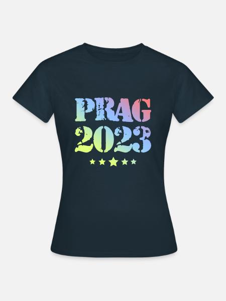 Prag 2023 - Frauen T-Shirt - Navy