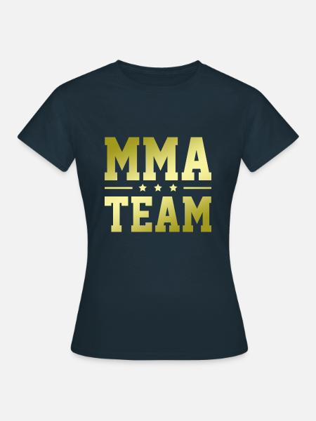 Mma Team - Frauen T-Shirt - Navy
