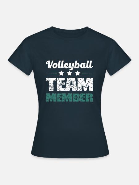 Volleyball Team - Frauen T-Shirt - Navy