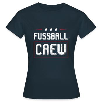Équipe de football - T-shirt Femme - marine - Devant - AI Model Female 172 dark (172cm)