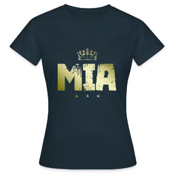 Mia - T-shirt Femme - marine - Devant - AI Model Female 172 dark (172cm)
