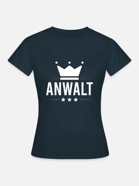 Anwalt Beruf - Frauen T-Shirt - Navy