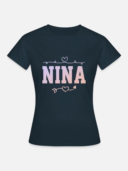 Nina - Frauen T-Shirt - Navy