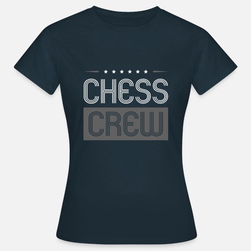 Équipe d’échecs - T-shirt Femme - marine