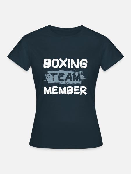 Boxing Team - Frauen T-Shirt - Navy